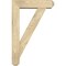 Ekena Millwork Traditional Craftsman Rough Sawn Bracket w/ Offset Brace, Douglas Fir, 6"W x 22"D x 34"H BKT0604X22X34TRA04RDF - alternate 4